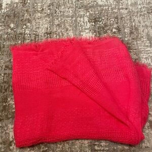 Old Navy Neon Pink Scarf 95cm X 71cm